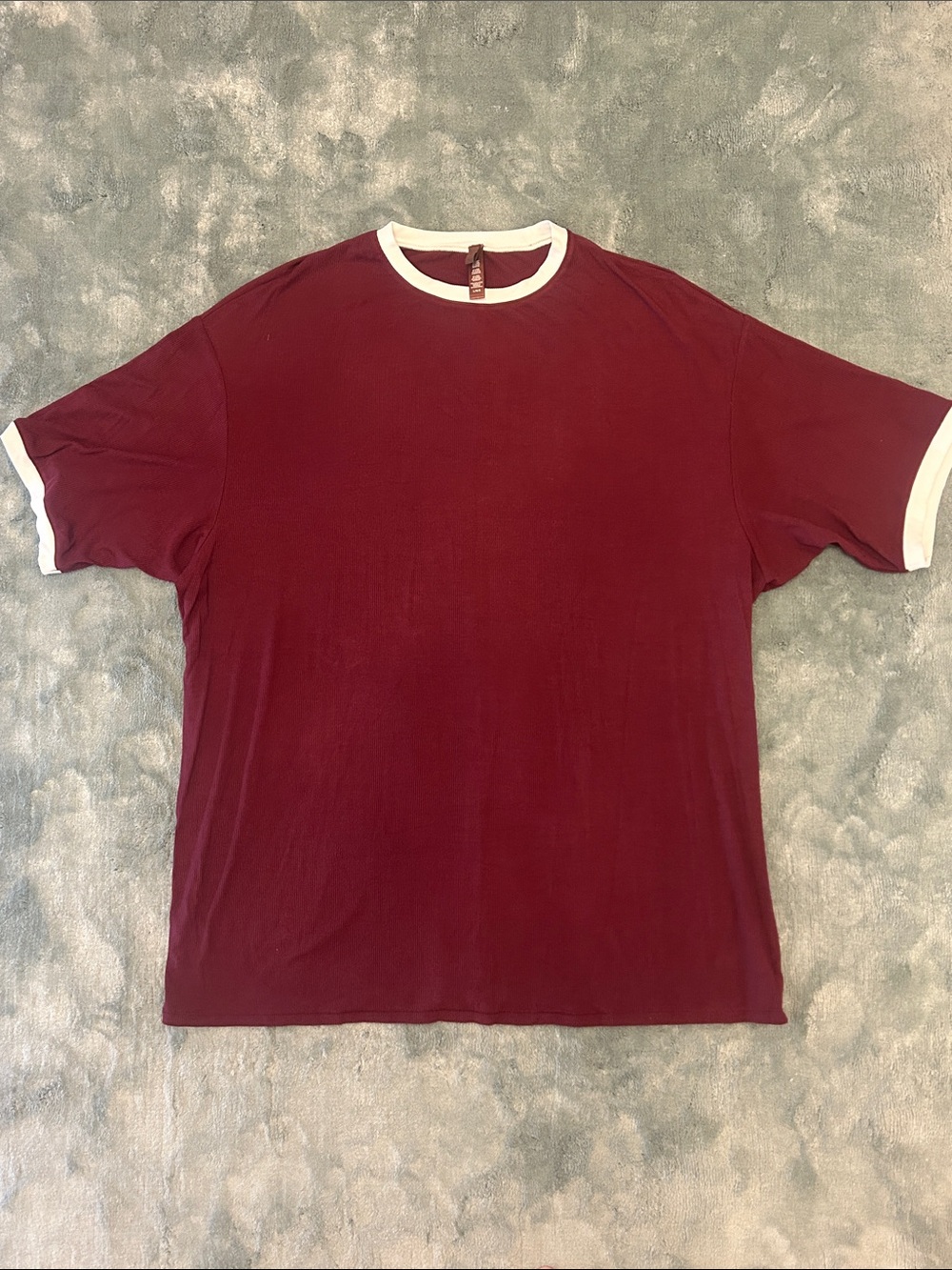 Skims Oversized Ribbed Modal Pajama Shirt - Size Large